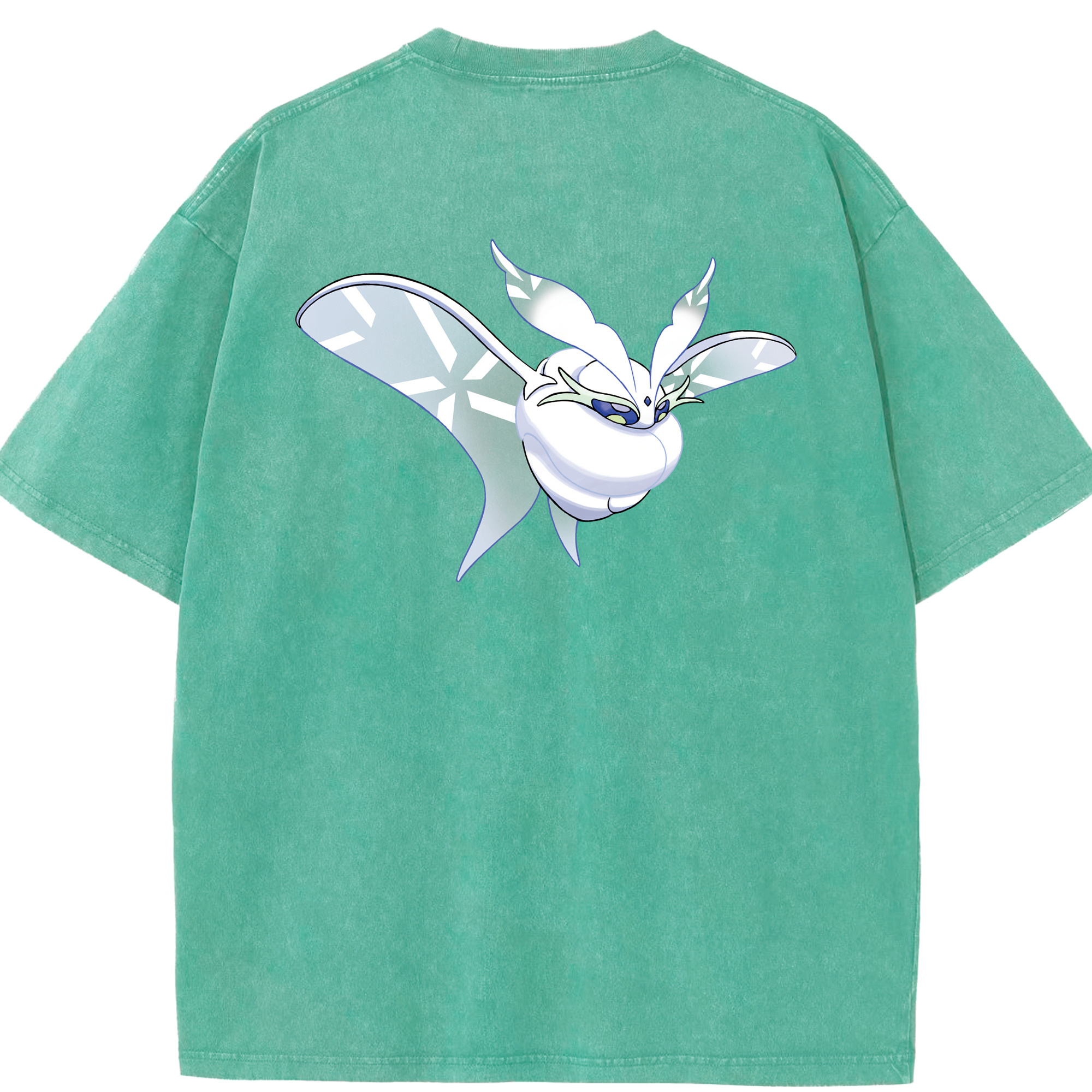 （画像用） ポケットモンスター Pokémon 綿100% ヴィンテージ風 半袖Tシャツ（背面プリント）